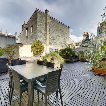 Lovely Apartment With Exceptional Terrace Burdeos Exterior foto