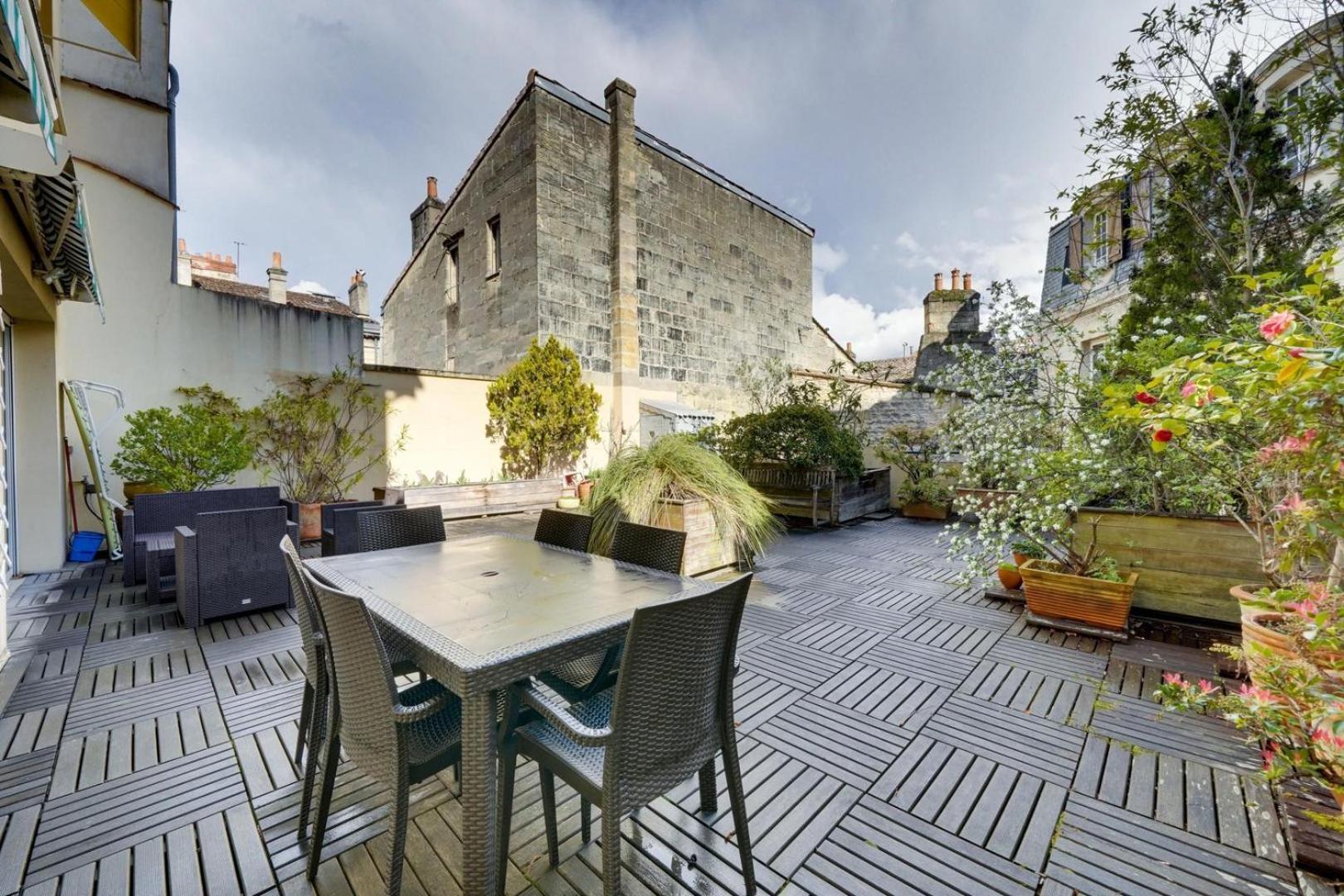 Lovely Apartment With Exceptional Terrace Burdeos Exterior foto