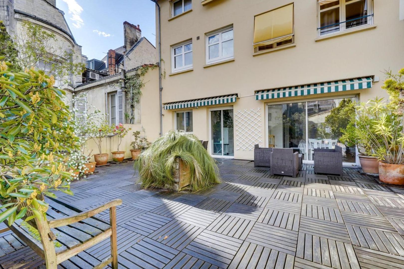 Lovely Apartment With Exceptional Terrace Burdeos Exterior foto
