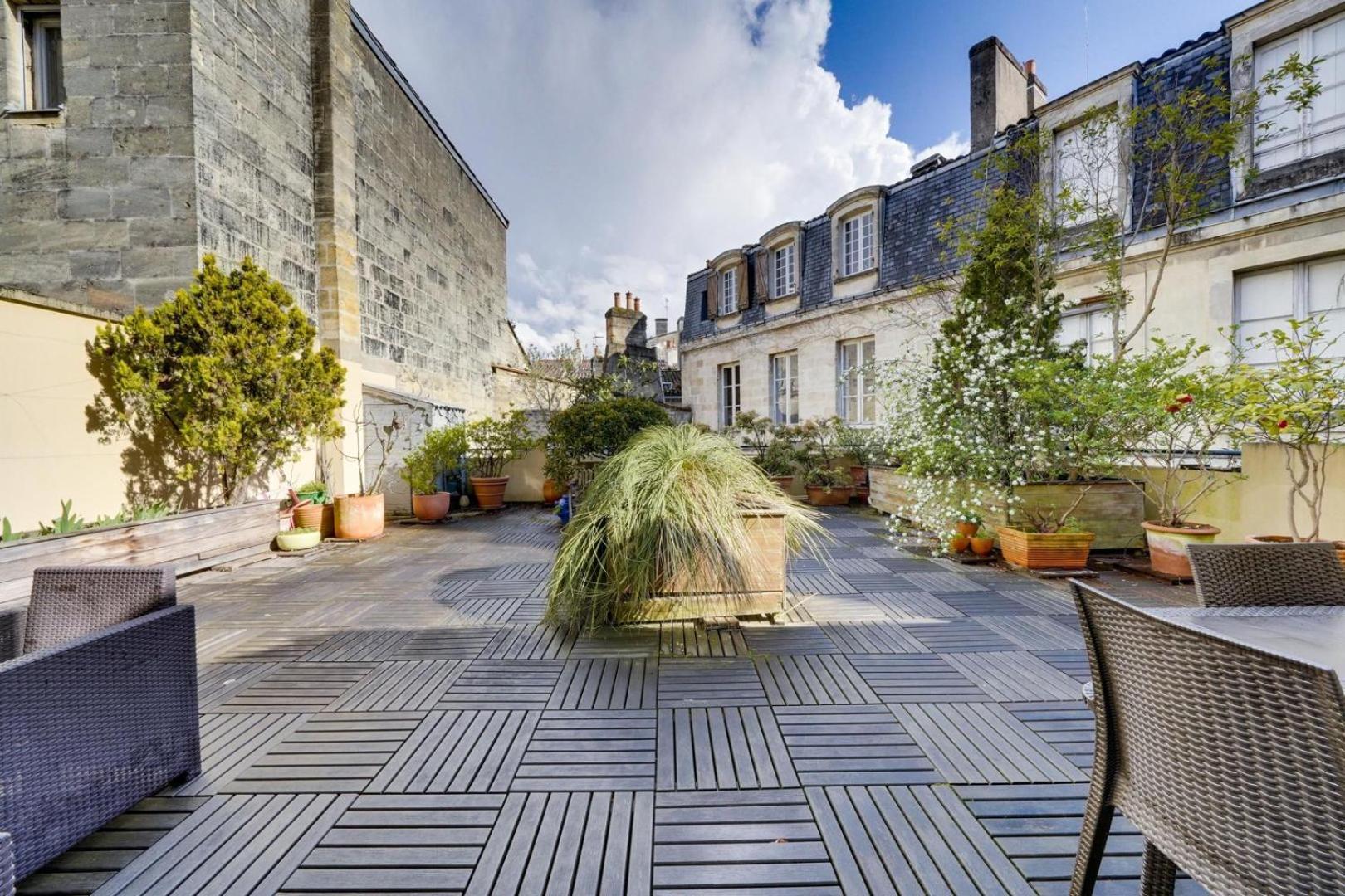 Lovely Apartment With Exceptional Terrace Burdeos Exterior foto